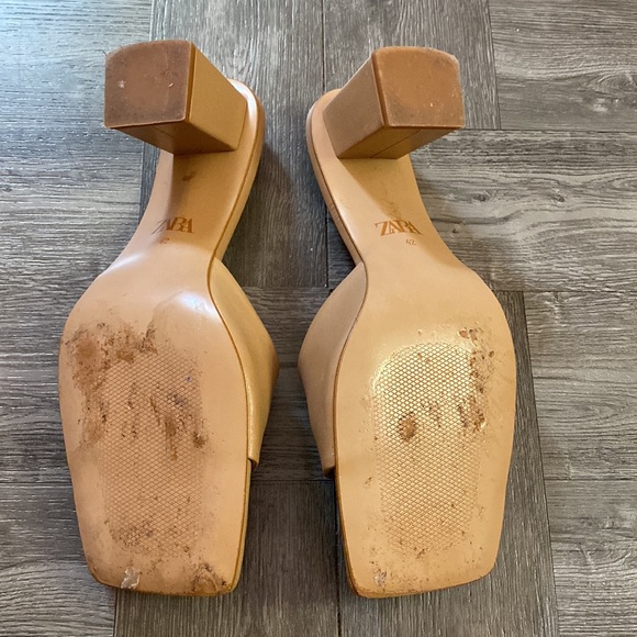 Heeled Sandals, Tan - Picture 5 of 6